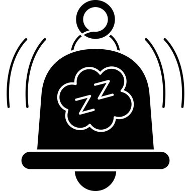 Alarm zili. Web simgesi basit illüstrasyon