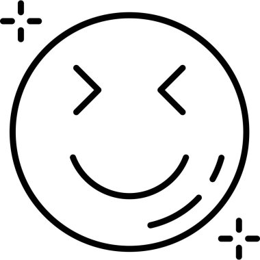 Anahat biçiminde mutlu yüz simgesi