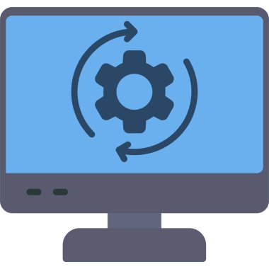 Ayarlama. Web simgesi basit illüstrasyon