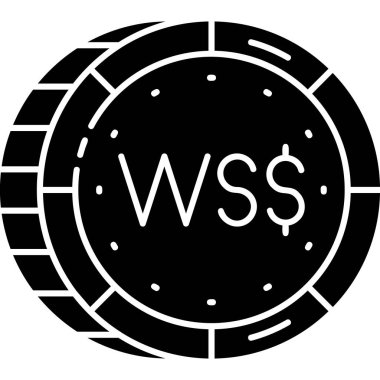 Para ve finans vektör simgesi. illüstrasyon tasarımı düz stili