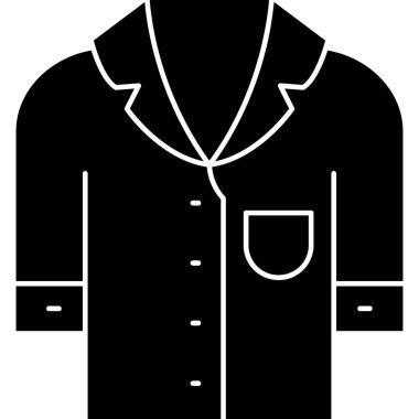 giysi ceketi simgesi dış hatlar biçiminde