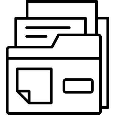 Dosya. Web simgesi basit illüstrasyon