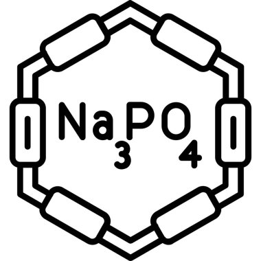 Kimyasal molekül vektör çizimi için 3 boyutlu kimyasal element