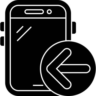 akıllı telefon simgesi vektör illüstrasyonu