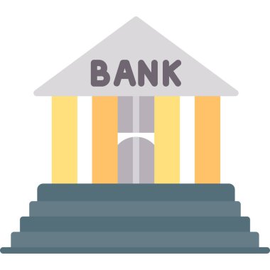 Banka kutsal kişilerin resmi içinde düz stil oluşturma