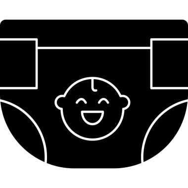 Bebeğim. Web simgesi basit illüstrasyon