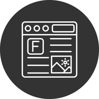 seo modern simgesinin vektör illüstrasyonu