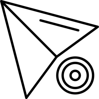 ok simgesinin vektör illüstrasyonu