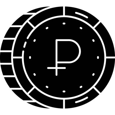 Bitcoin kripto para kripto para birimi simgesi. sağlam biçim tasarımı