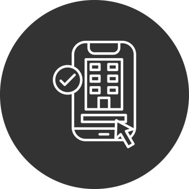 seo modern simgesinin vektör illüstrasyonu