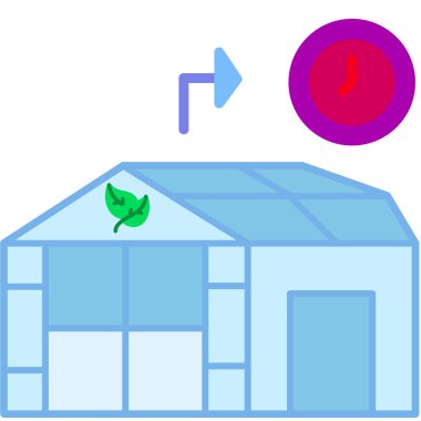 Bir evin vektör illüstrasyonu