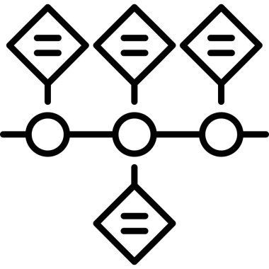 veri bilimi ağ simgesi ana hat biçiminde