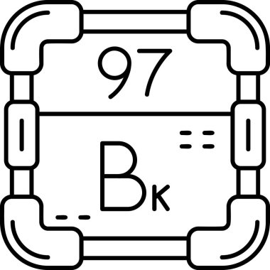 Modern bir simgenin vektör illüstrasyonu