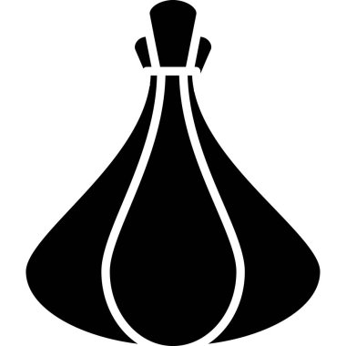 Siyah ve beyaz simgesinin vektör tasarımı