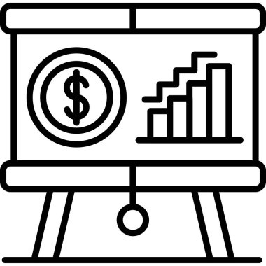 İş grafiği simgesi. Beyaz arkaplanda izole edilmiş web tasarımı için çizelge çizelgesi çizelgesi vektör simgesi