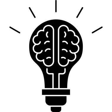 ampul ışığı yaratıcılık simgesi