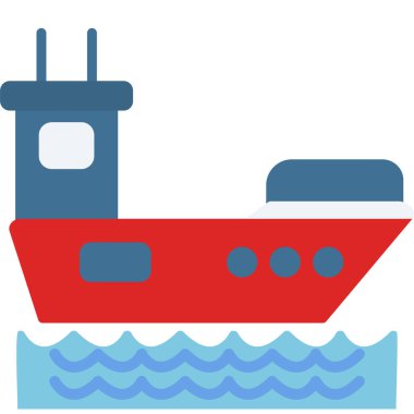 Tekne. Web simgesi basit tasarım