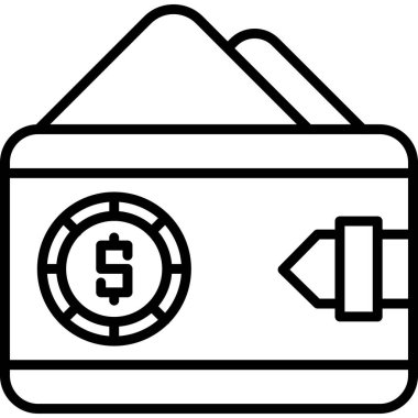 Para için. Web simgesi basit tasarım