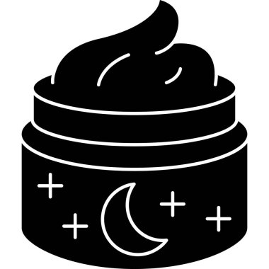 gece ay ve yıldız vektör simgesi