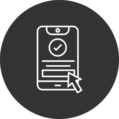 işaret simgesini işaretle, vektör illüstrasyon tasarımı