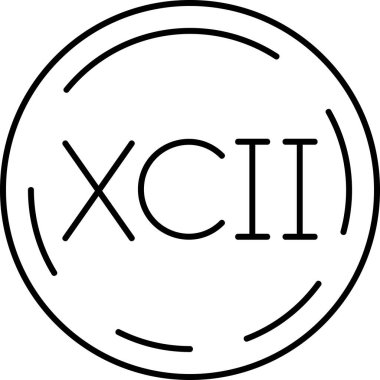 xx harf simgesi vektör illüstrasyonu