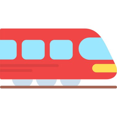 tren simgesi vektör illüstrasyonu