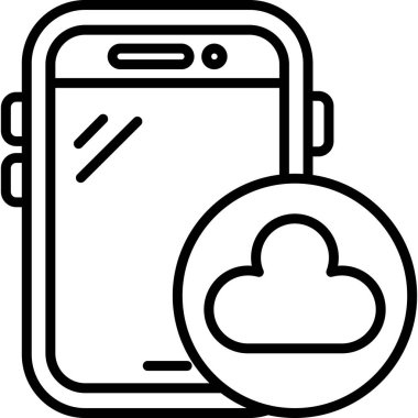 bulut bilgi işlem telefon simgesi