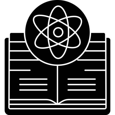 Bilim ve eğitim çizgisi vektör simgesi.