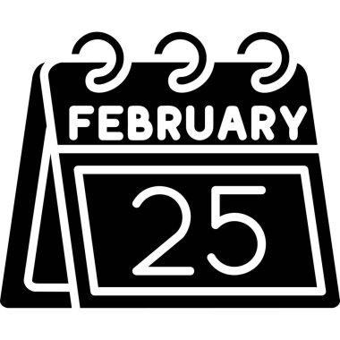 Şubat 27 - takvim günü - takvim simgesi
