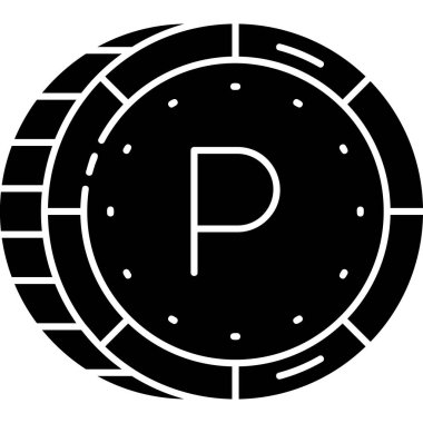 pusula düz vektör simgesi