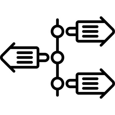 ağ paylaşım vektör çizim