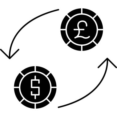 para değişimi vektör simgesi