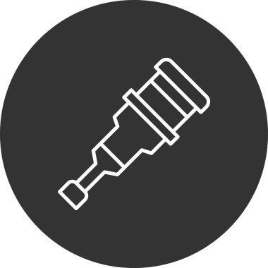 Modern oto tamir simgesinin vektör illüstrasyonu