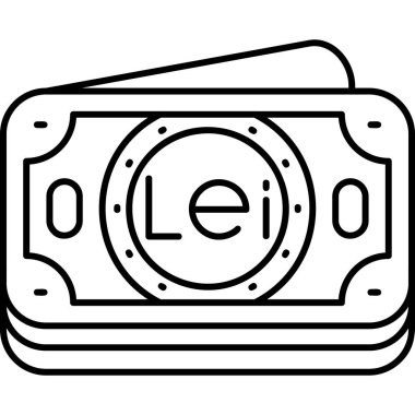 Para için. Web simgesi basit illüstrasyon