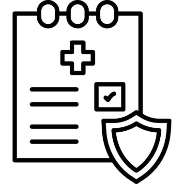 Kontrol listesi. Web simgesi basit illüstrasyon