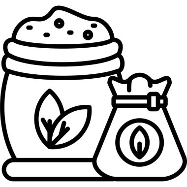 Kahve. Web simgesi basit illüstrasyon