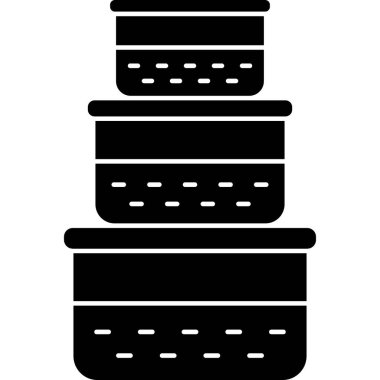 yiyecek ve içecekler web vektör simgesi.