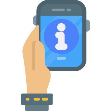 Arama düz vektör simgesi