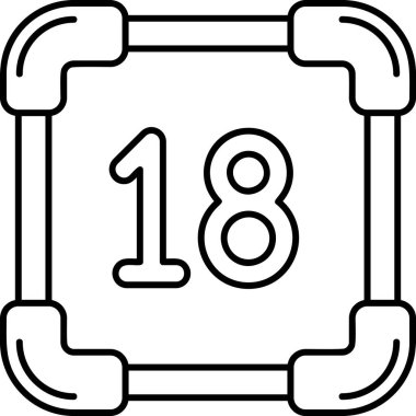 Takvim simgesi vektör illüstrasyonu