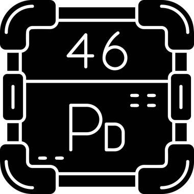 Kimyasal simgenin vektör illüstrasyonu