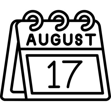 18 Ağustos takvim simgesi