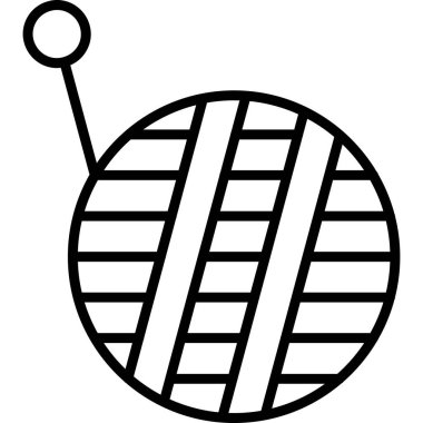 Uydu. Web simgesi basit illüstrasyon