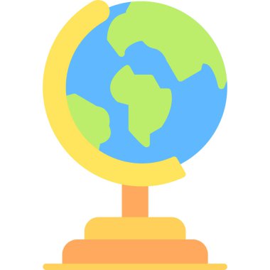 Küresel simge vektör illüstrasyonu