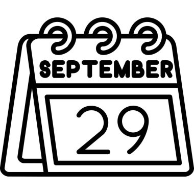 Takvimde 10 Eylül 'ün siyah bir çizgisi var.