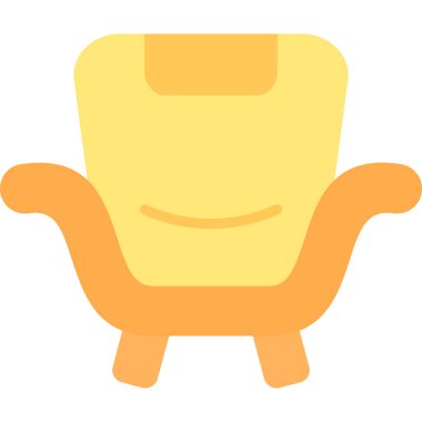 koltuk simgesi, vektör illüstrasyonu