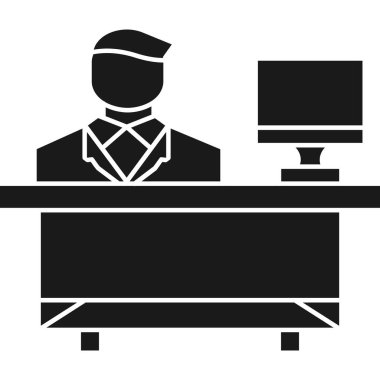 tablo simgesi vektörlü masa