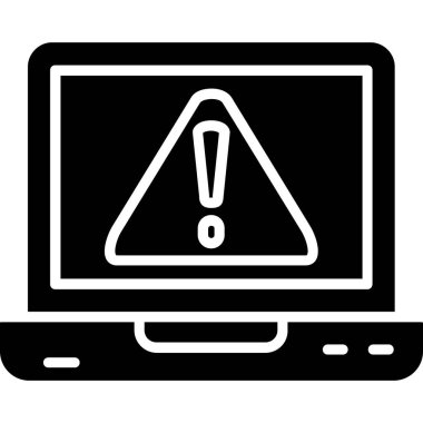 Bilgisayar monitör simgesini, basit tarzı