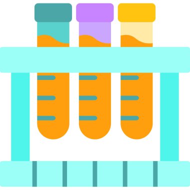 Bilim ve tıp çizgisi ikonu. Bilim ve araştırma