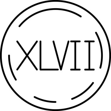 Modern b 'nin vektör illüstrasyonunda topun eksik simgesi