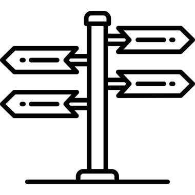 Yön yön simgesi, özet biçimi